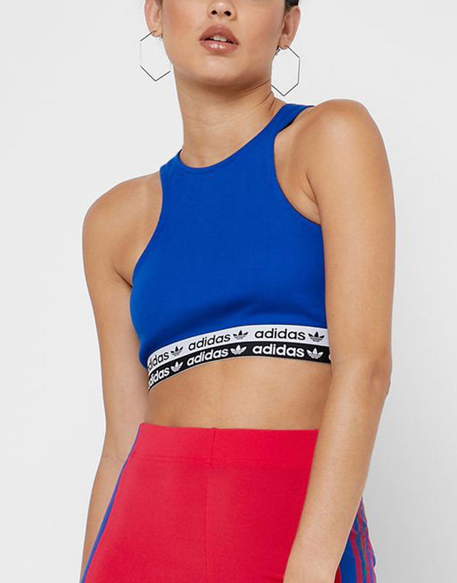 ADIDAS Cropped Bra Top Royal