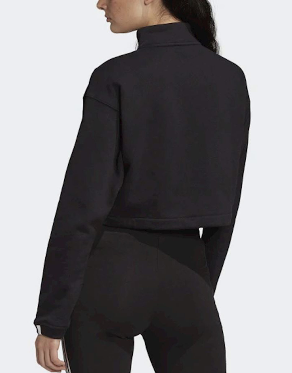 ADIDAS Cropped Sweatshirt Black
