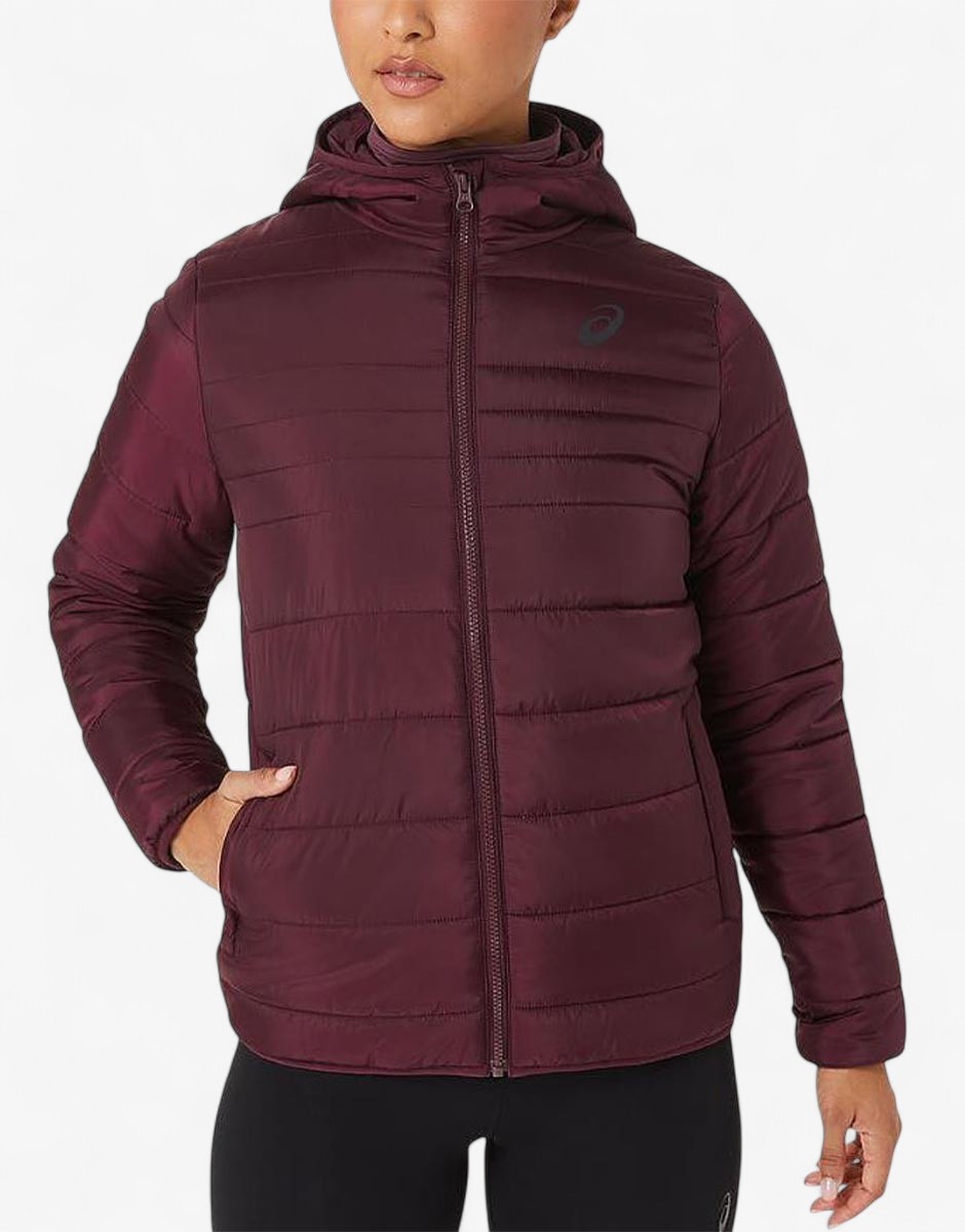 ASICS Padded Jacket Burgundy