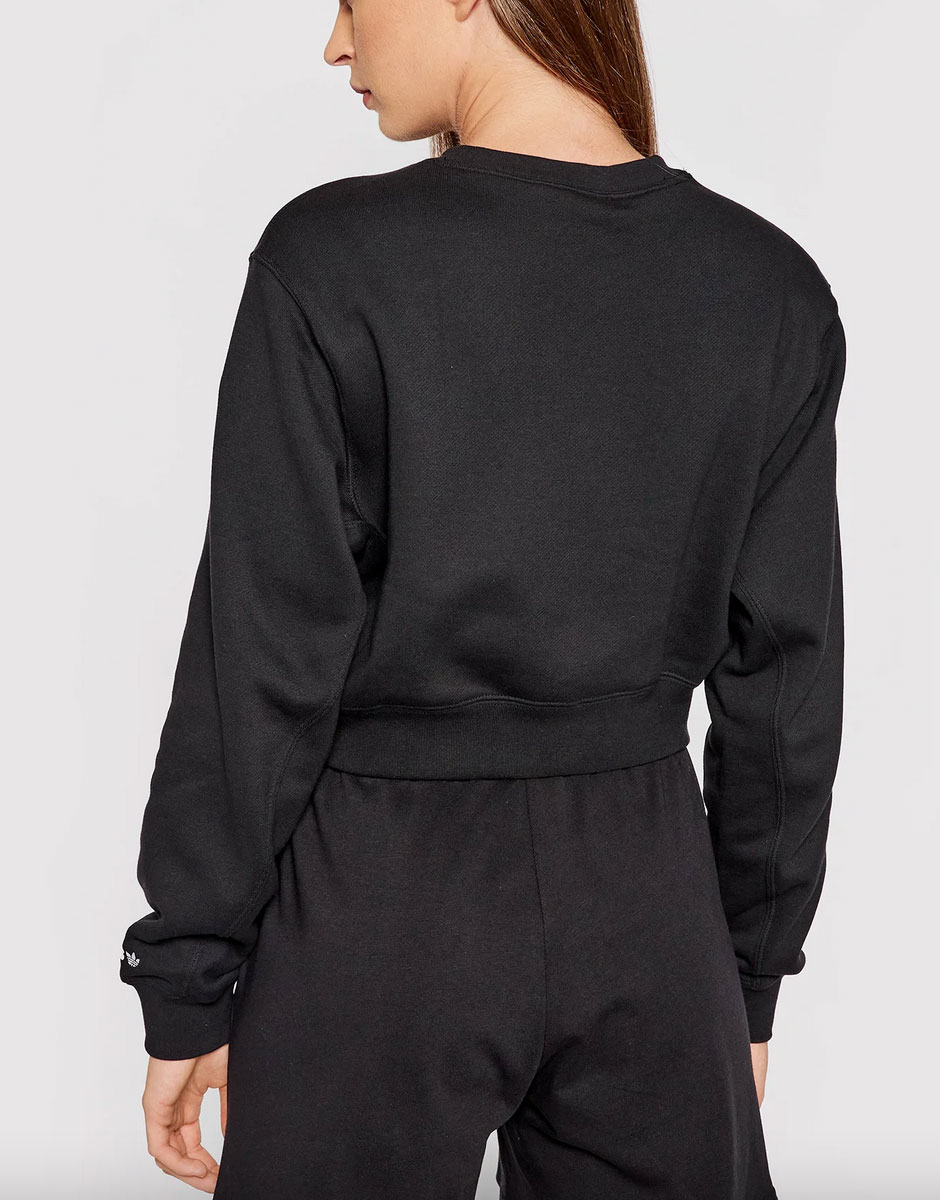 ADIDAS Originals Trefoil Crop Swetshirt Black