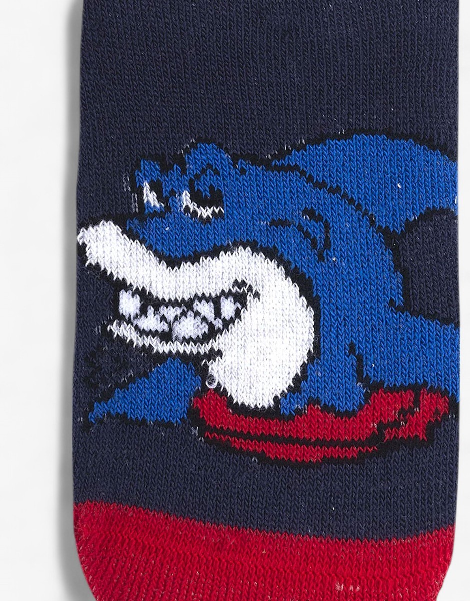 CHICCO 1-Pair Kids Socks Dark Blue/Red