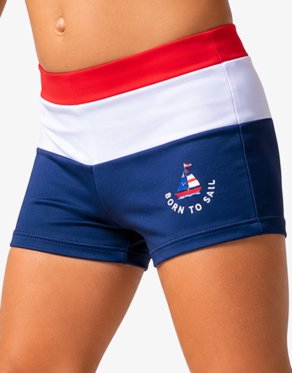 CHICCO Boys Born To Sail Swim Shorts Blue/White