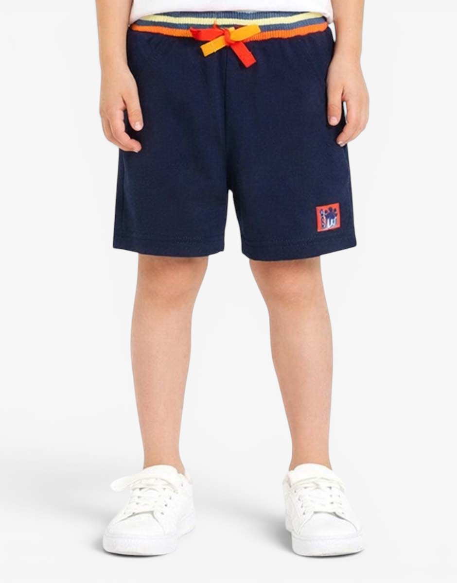 CHICCO Boys Knitted Shorts Medium Blue