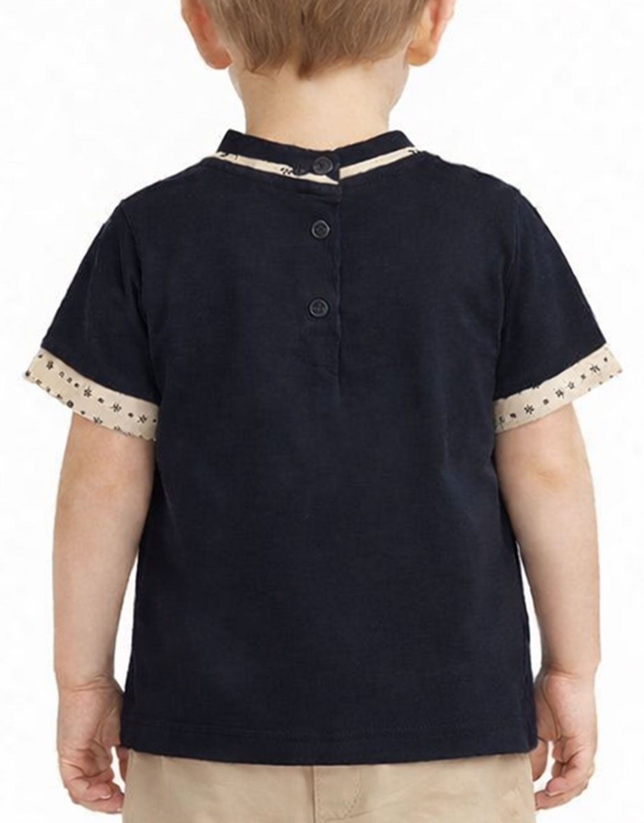 CHICCO Boys Knitted Tee Dark Blue