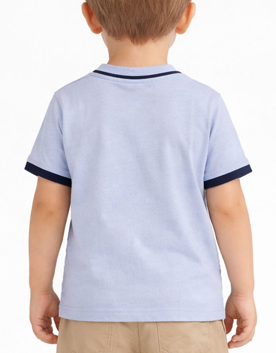 CHICCO Boys Knitted Tee Light Blue