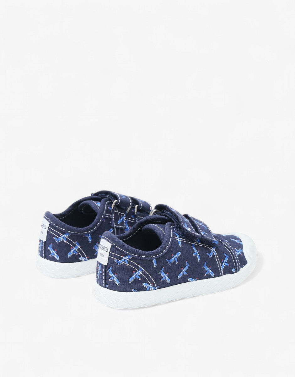 CHICCO Boys Planes Sport Shoes Dark Blue