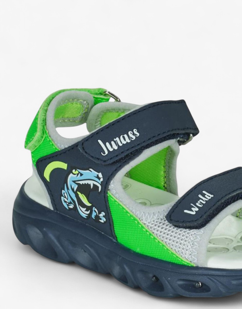 Chicoo Boys Sandals Dark Blue/Green