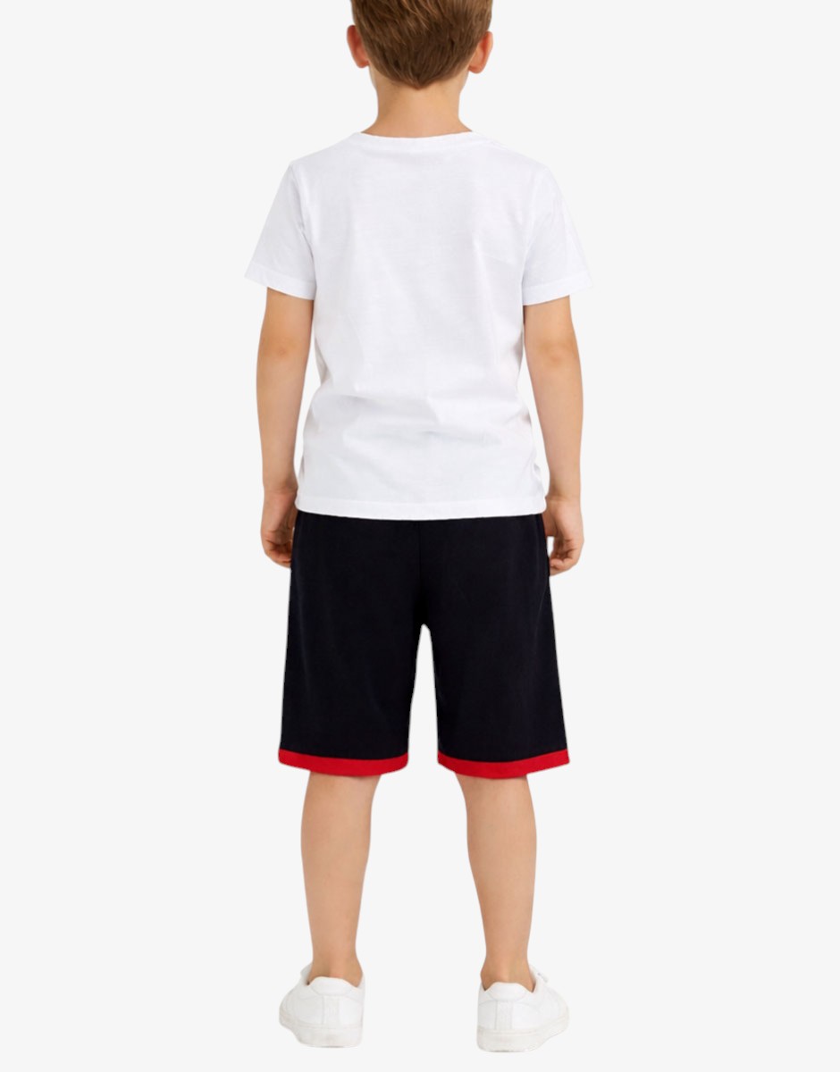 CHICCO Boys Shorts And Tee Set White/Black