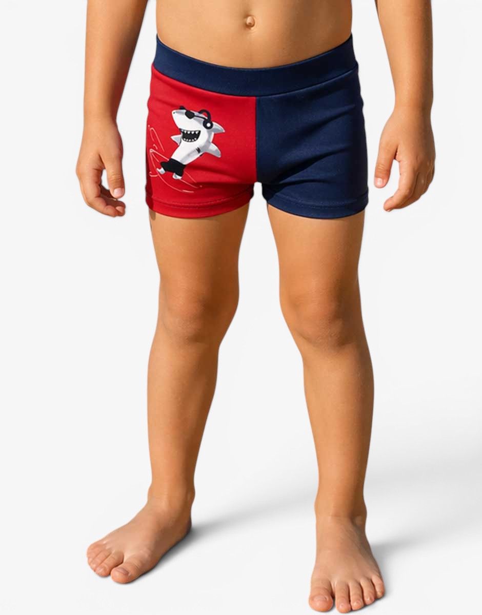 CHICCO Boys Swim Shorts Blue/Red