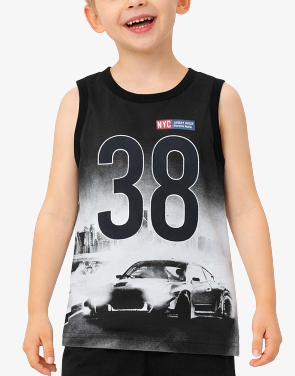 CHICCO Boys Tank Black/Grey