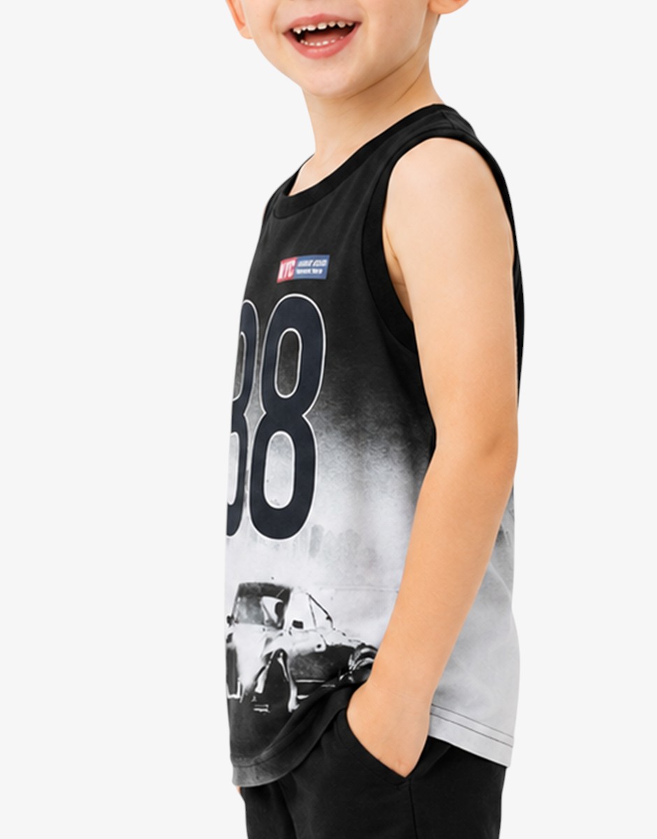 CHICCO Boys Tank Black/Grey