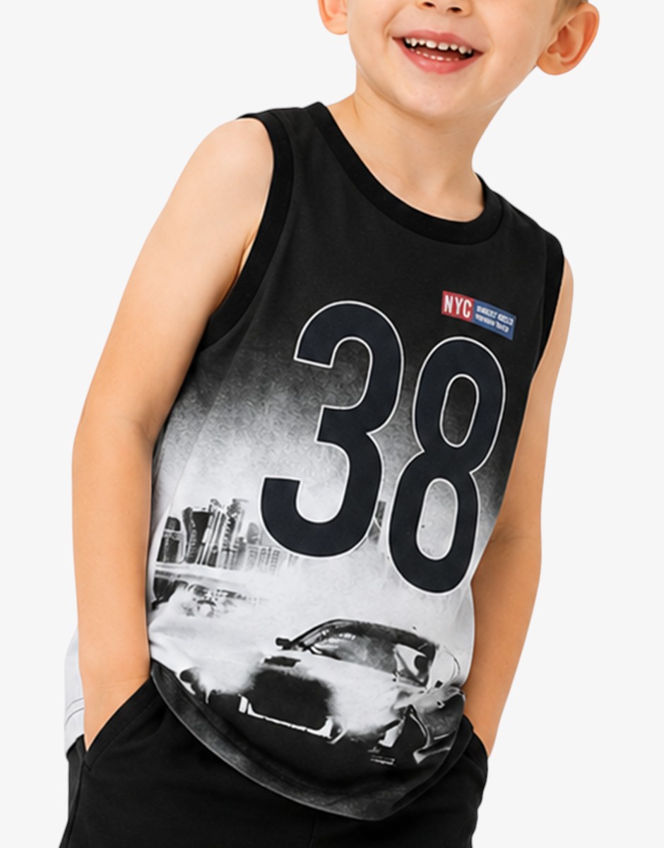 CHICCO Boys Tank Black/Grey