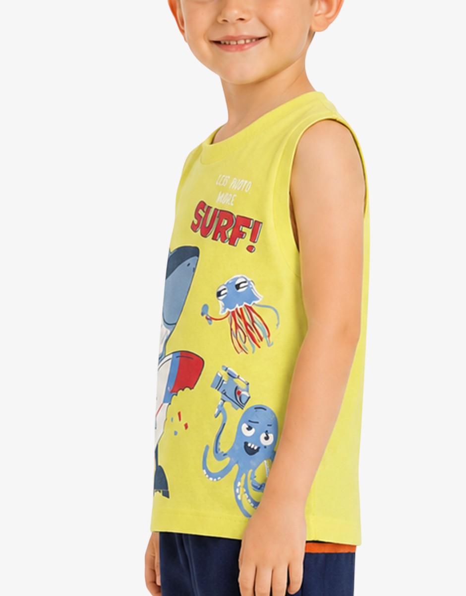 CHICCO Boys Tank Medium Yellow