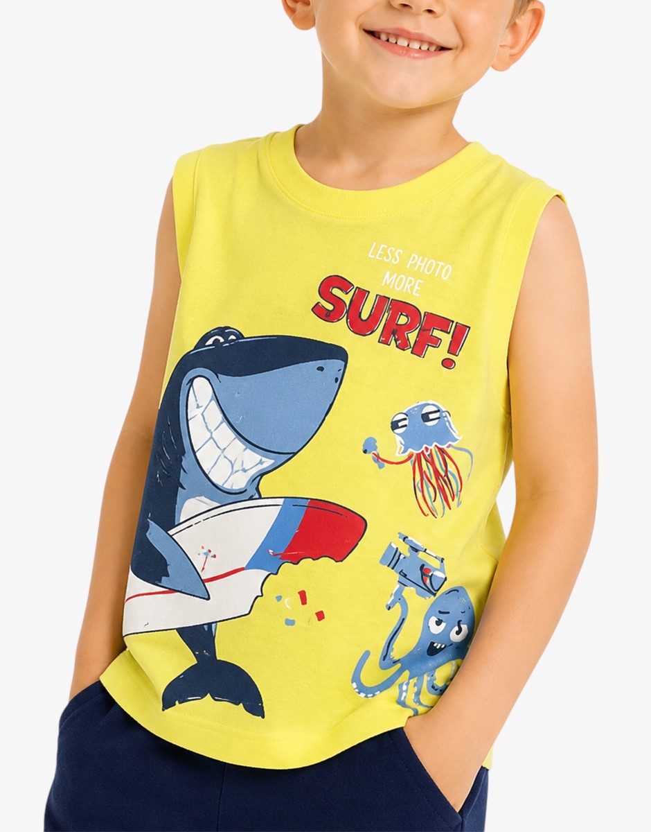 CHICCO Boys Tank Medium Yellow