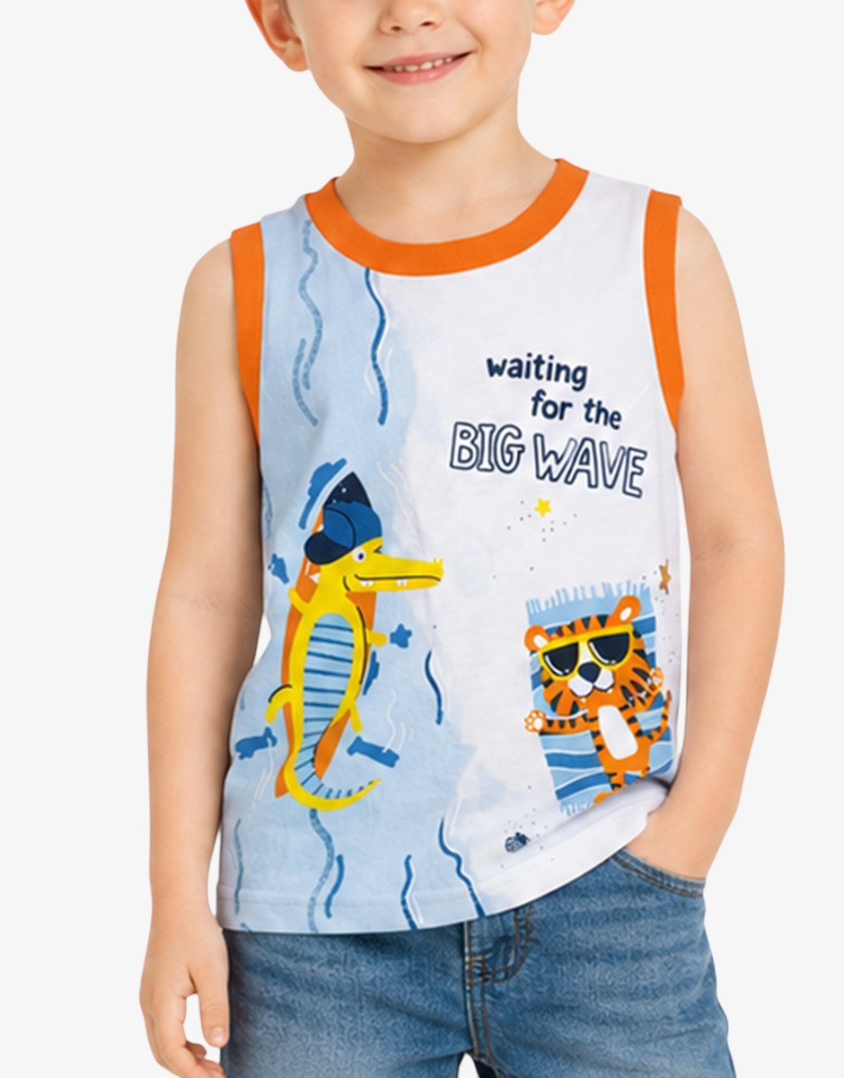 Chicco Boys Tank White/Multi