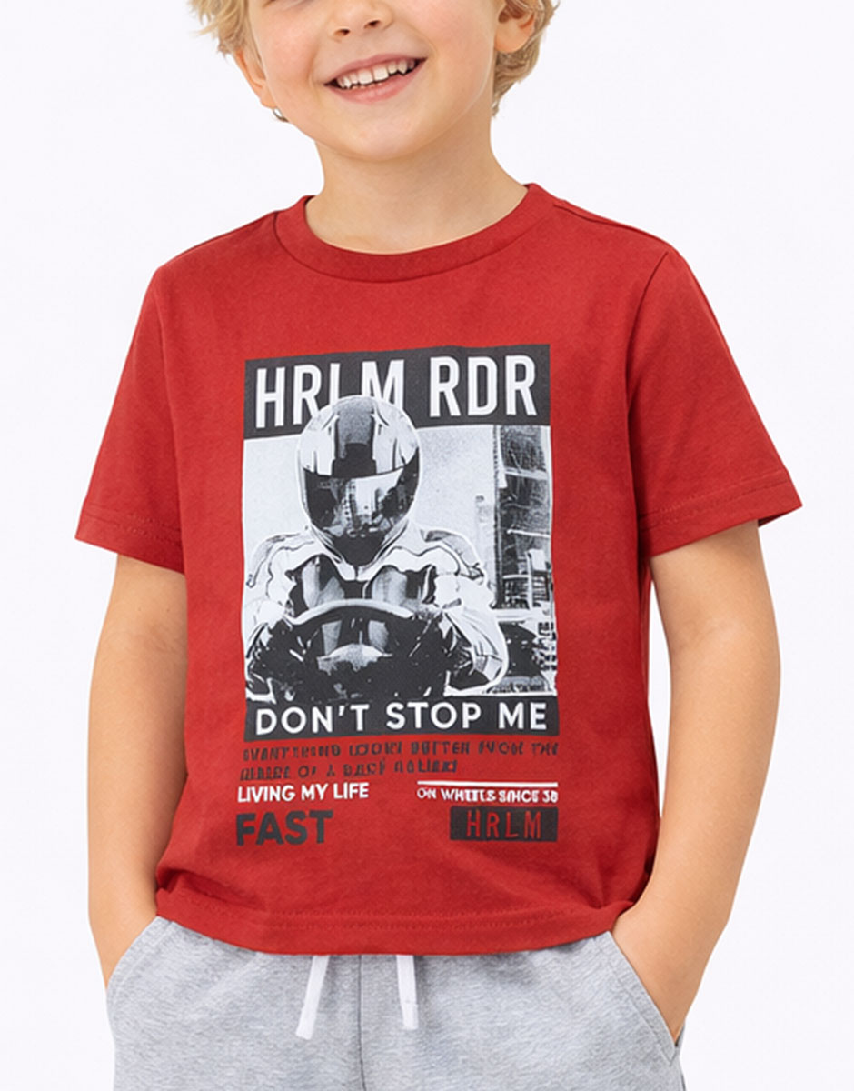 CHICCO Boys Tee Medium Red