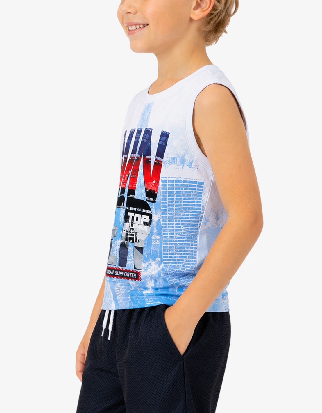 CHICCO Boys Winner Tank White/Blue