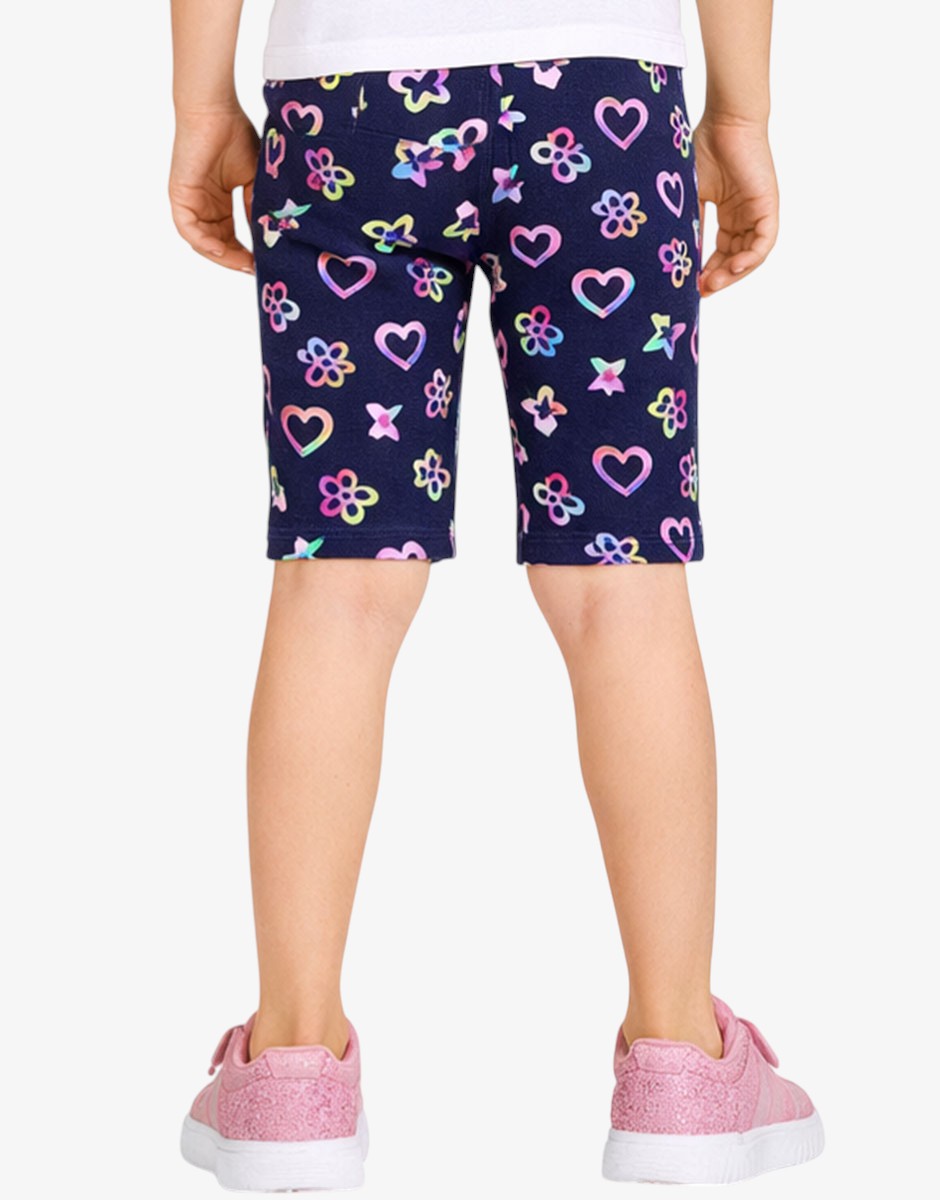 CHICCO Girls Bike Shorts Blue Printed