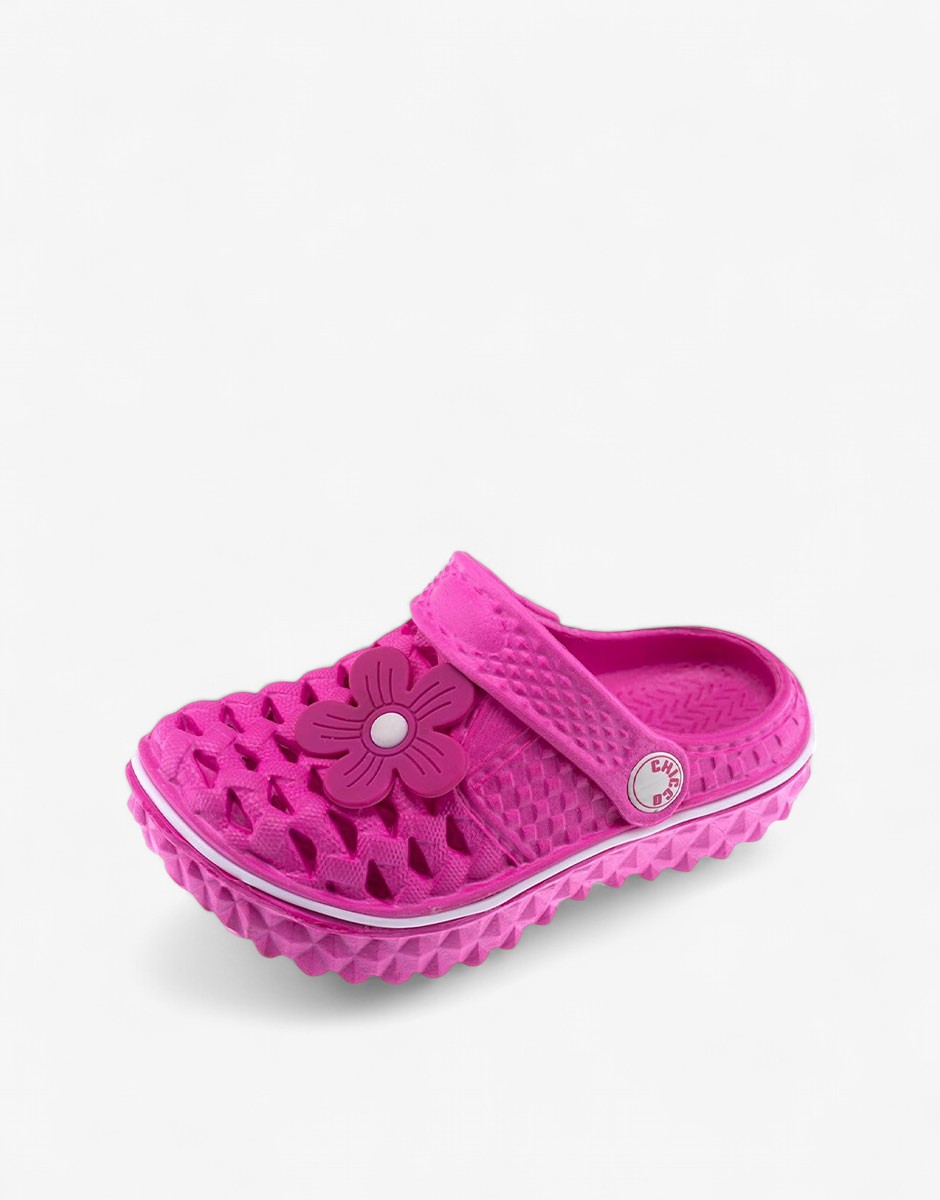 Chicco Girls Flower Crocs Pink