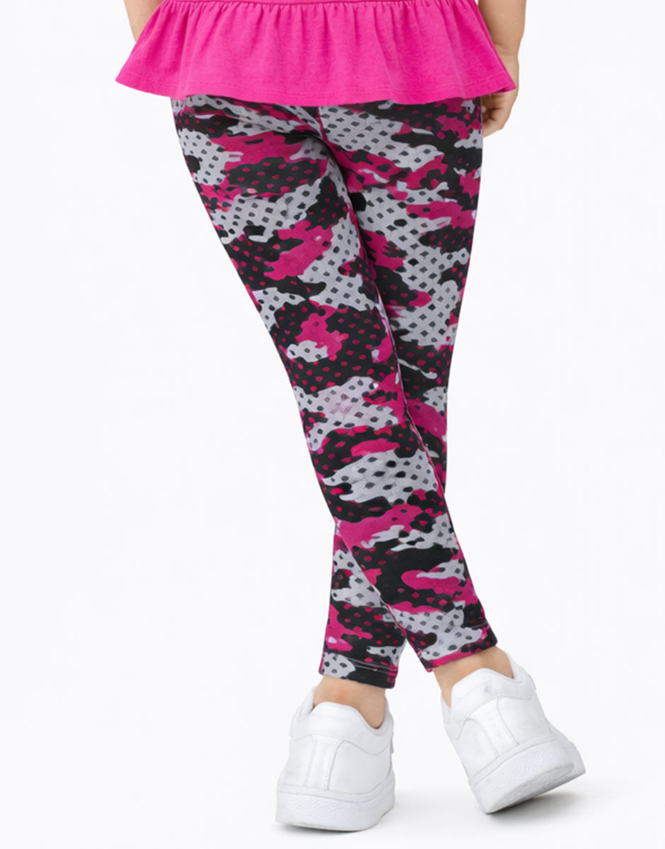CHICCO Girls Striped Leggings Grey/Red