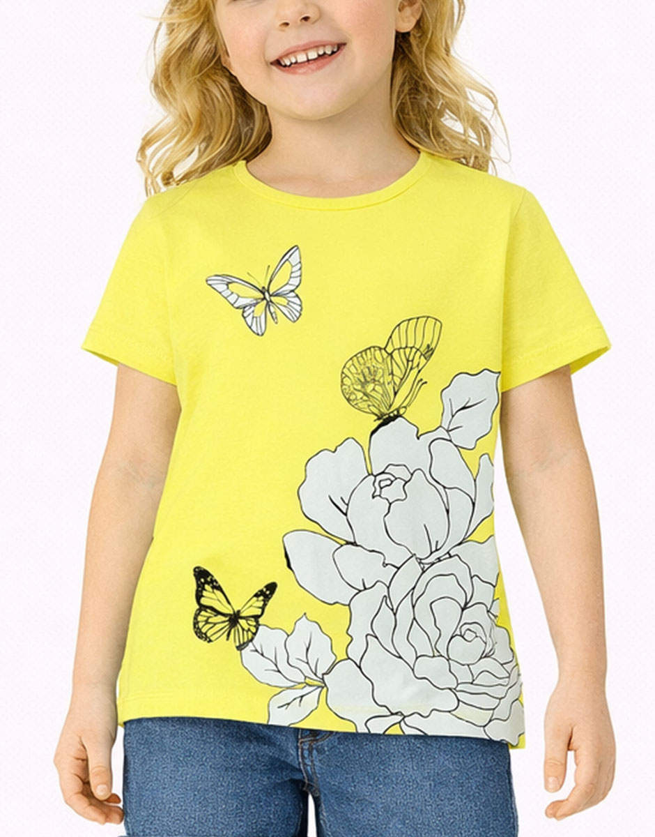 CHICCO Girls Tee Light Yellow