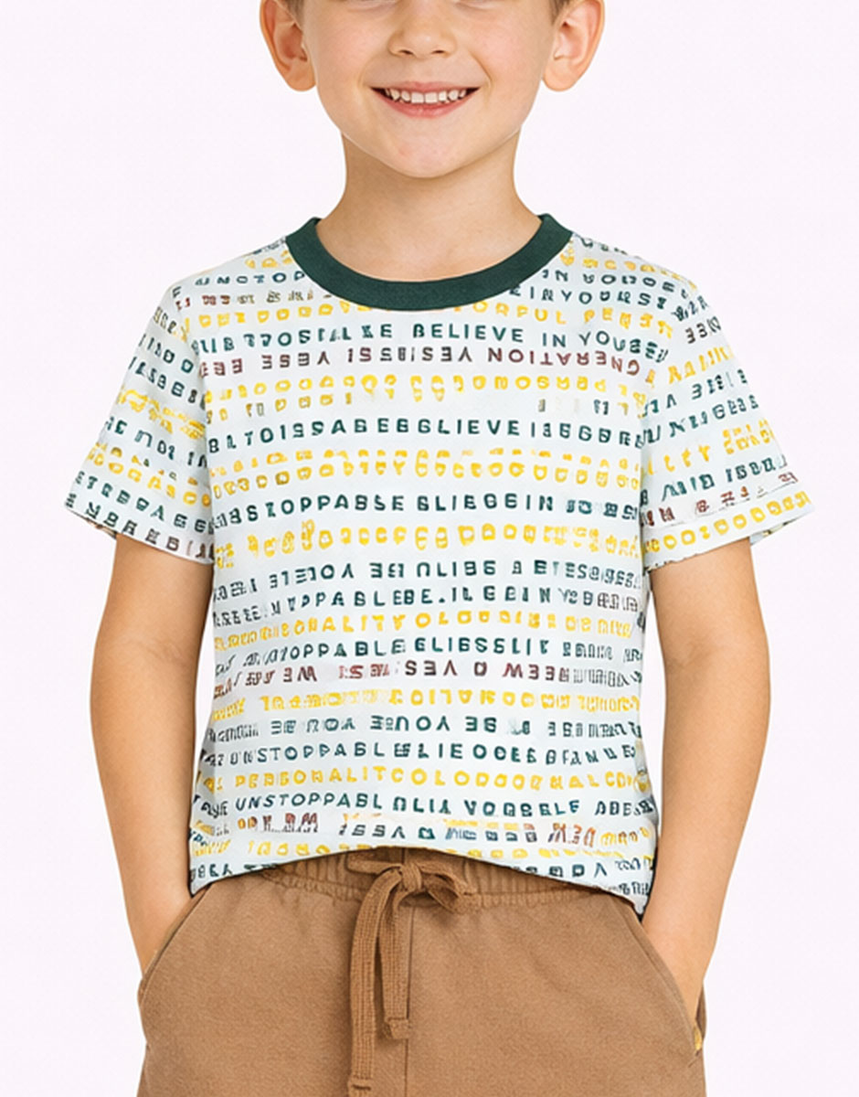 CHICCO Unisex Tee White/Multi