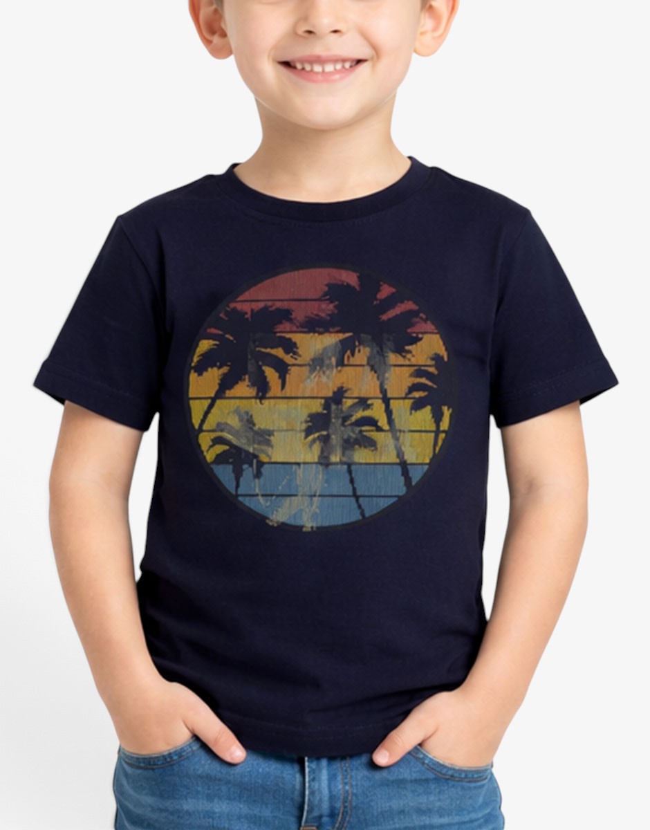 CHICCO Boys Palms Tee Dark Blue · 9067604-88 · размер 110