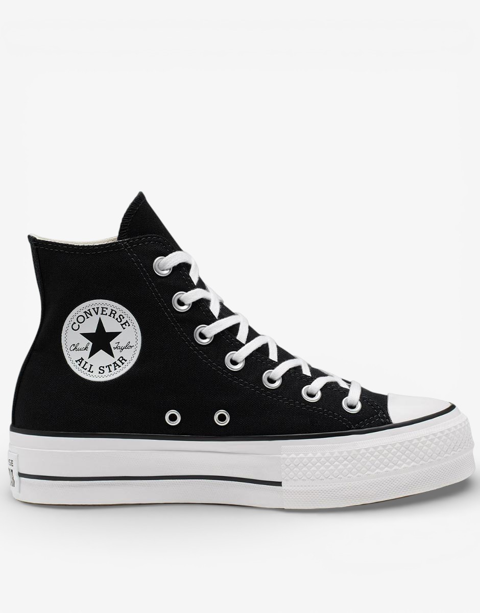 CONVERSE Chuck Taylor All Star Lift Hi Shoes Black