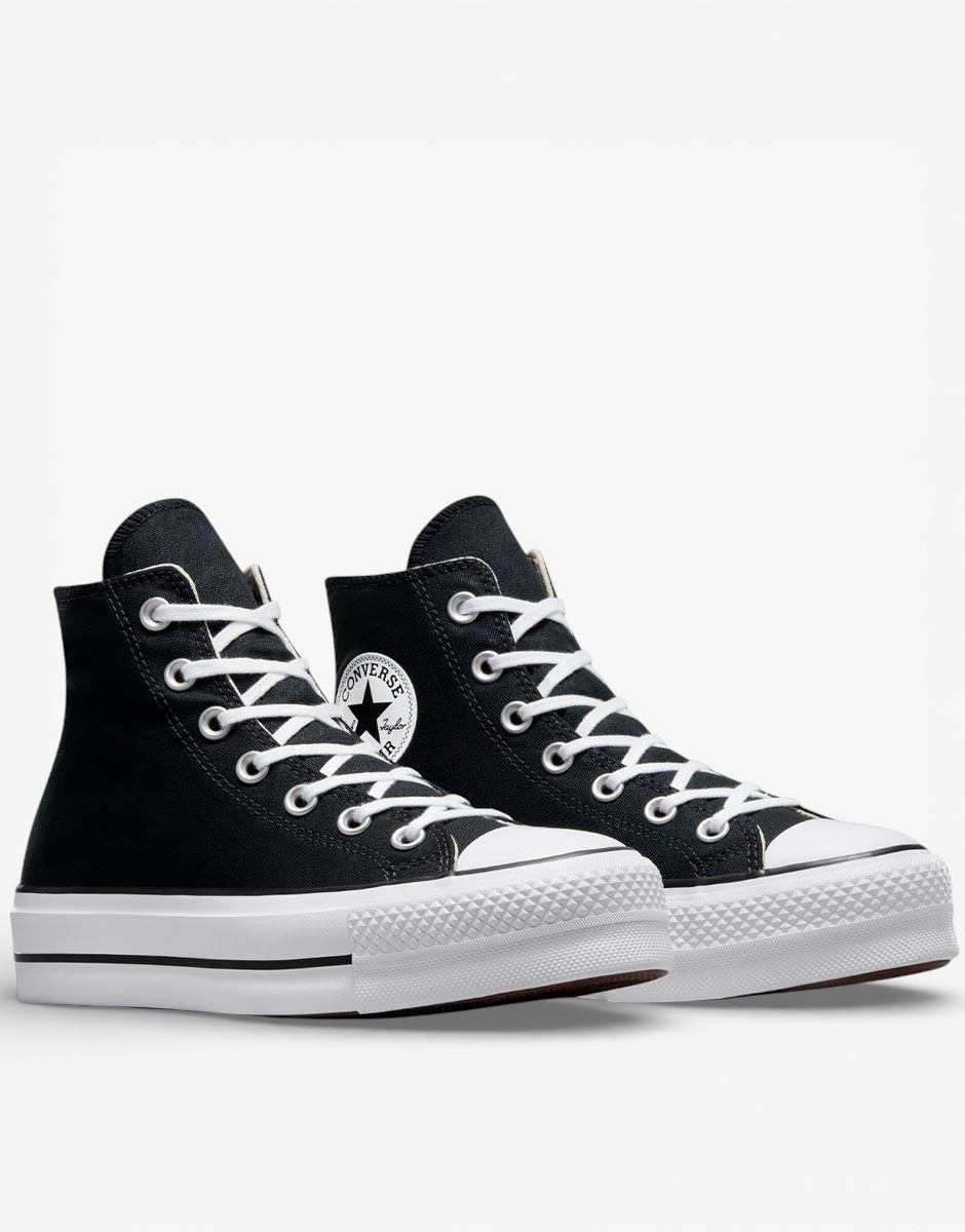 CONVERSE Chuck Taylor All Star Lift Hi Shoes Black