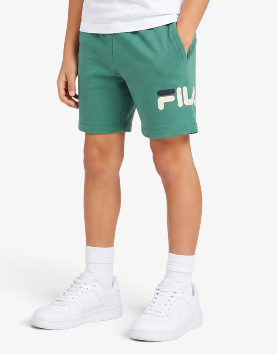 FILA Lobez Graphic Logo Shorts Green