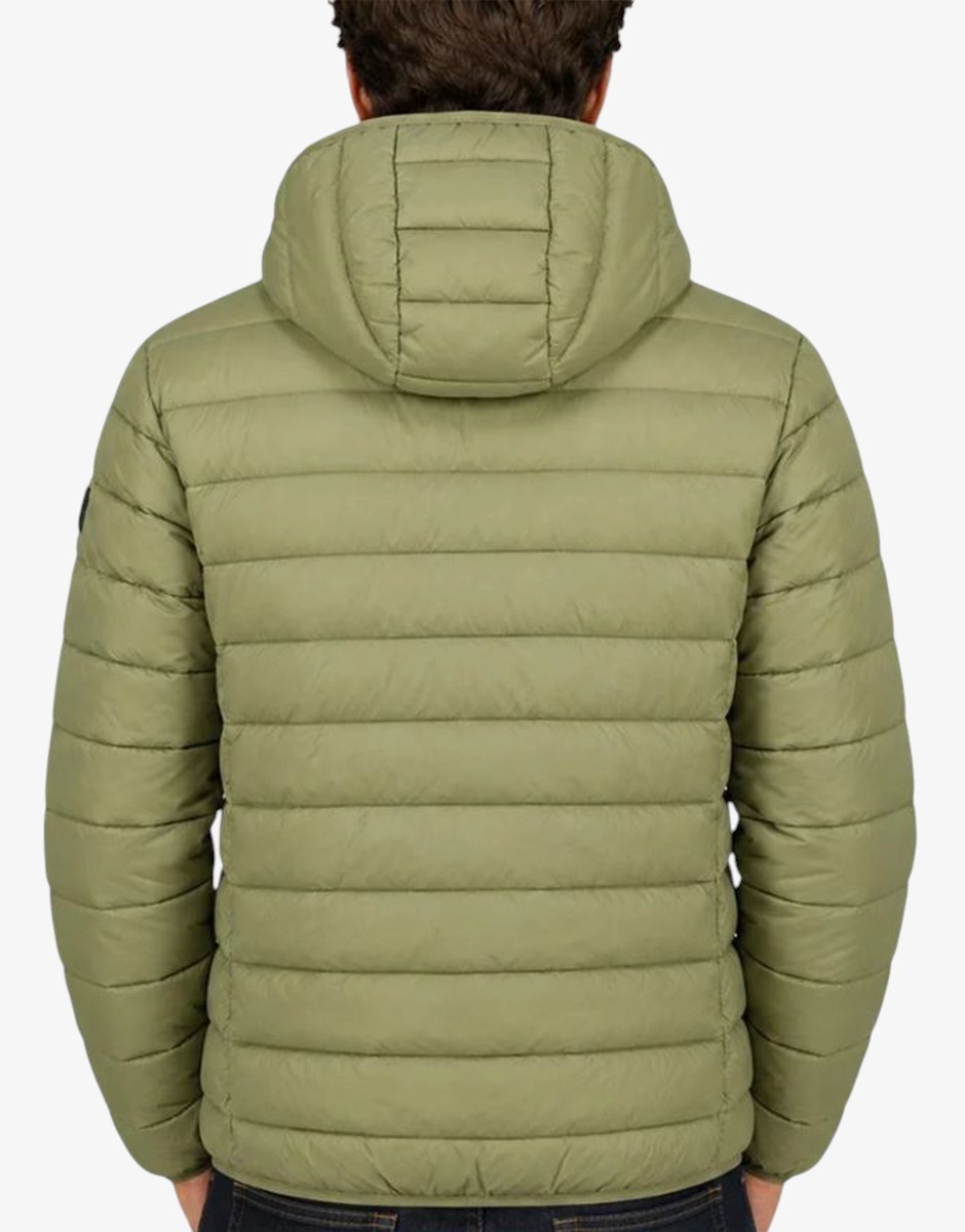 GEOGRAPHICAL NORWAY Aipter Puffer Hoodie Jacket Olive