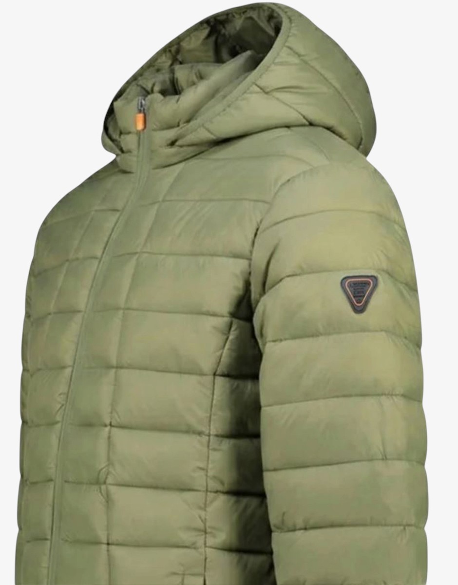 GEOGRAPHICAL NORWAY Aipter Puffer Hoodie Jacket Olive