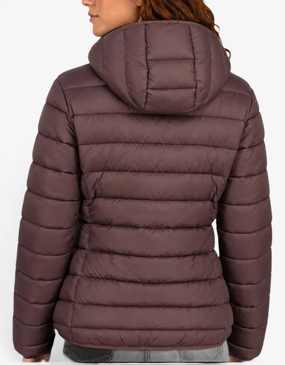 GEOGRAPHICAL NORWAY Atichoko Puffer Hoodie Jacket Brown