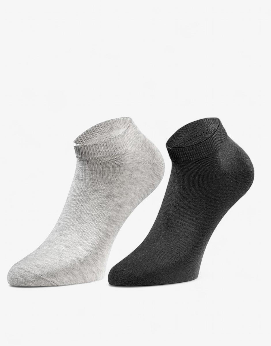 JACK&JONES 6-Packs Short Socks Black/Grey