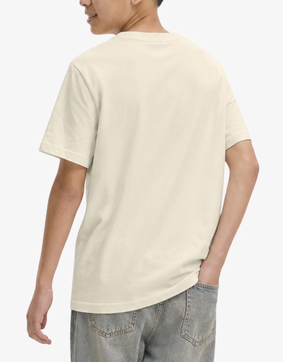 JACK&JONES Jоrskull Nature Tee Ss Crew Neck Sn Jnr White