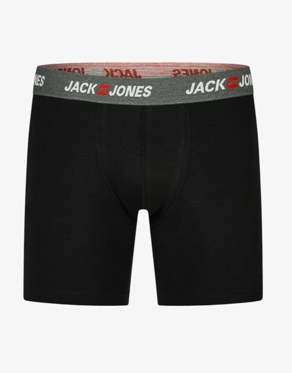 JACK&JONES Jaccorp Logo Boxer Briefs All Black 6 Pack