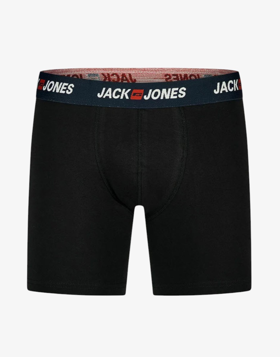 JACK&JONES Jaccorp Logo Boxer Briefs All Black 6 Pack
