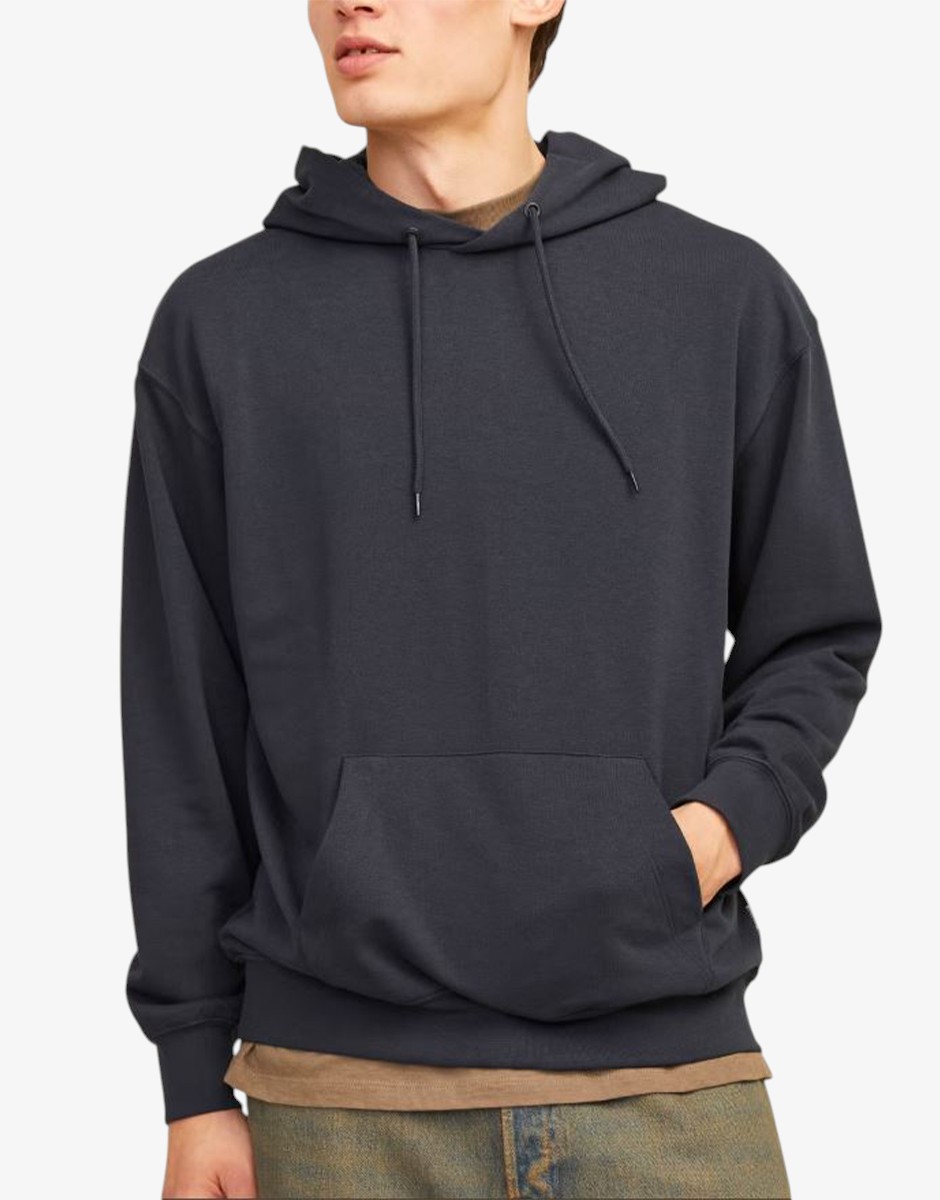 JACK&JONES Jjecharge Sweat Hood Noos Dark Navy