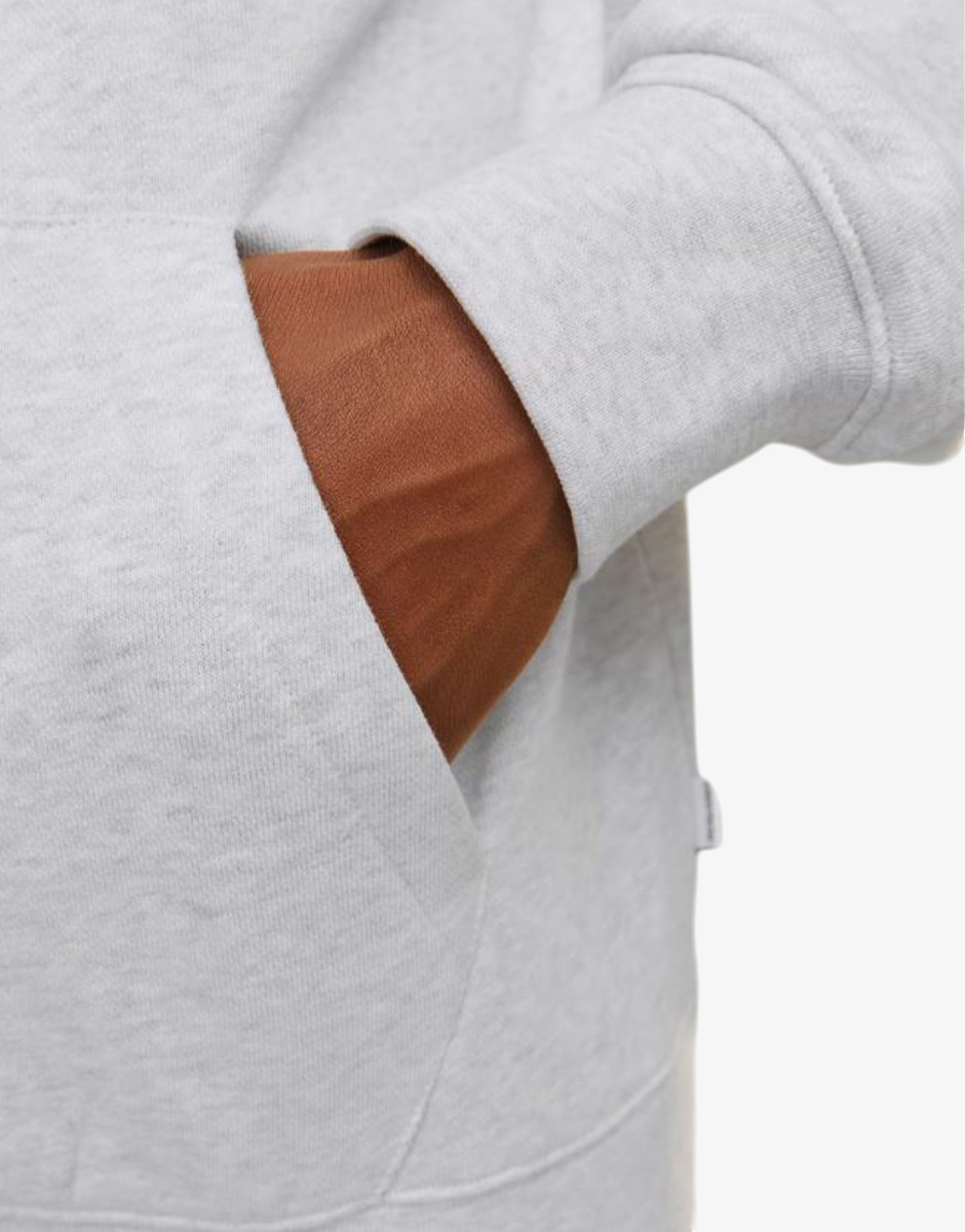 JACK&JONES Jjecharge Sweat Hood Noos White Melange