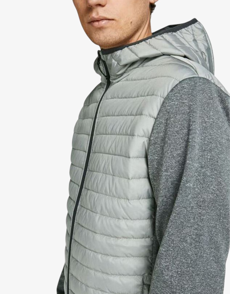 JACK&JONES Jjemulti Quilted Jacket Noos Gray
