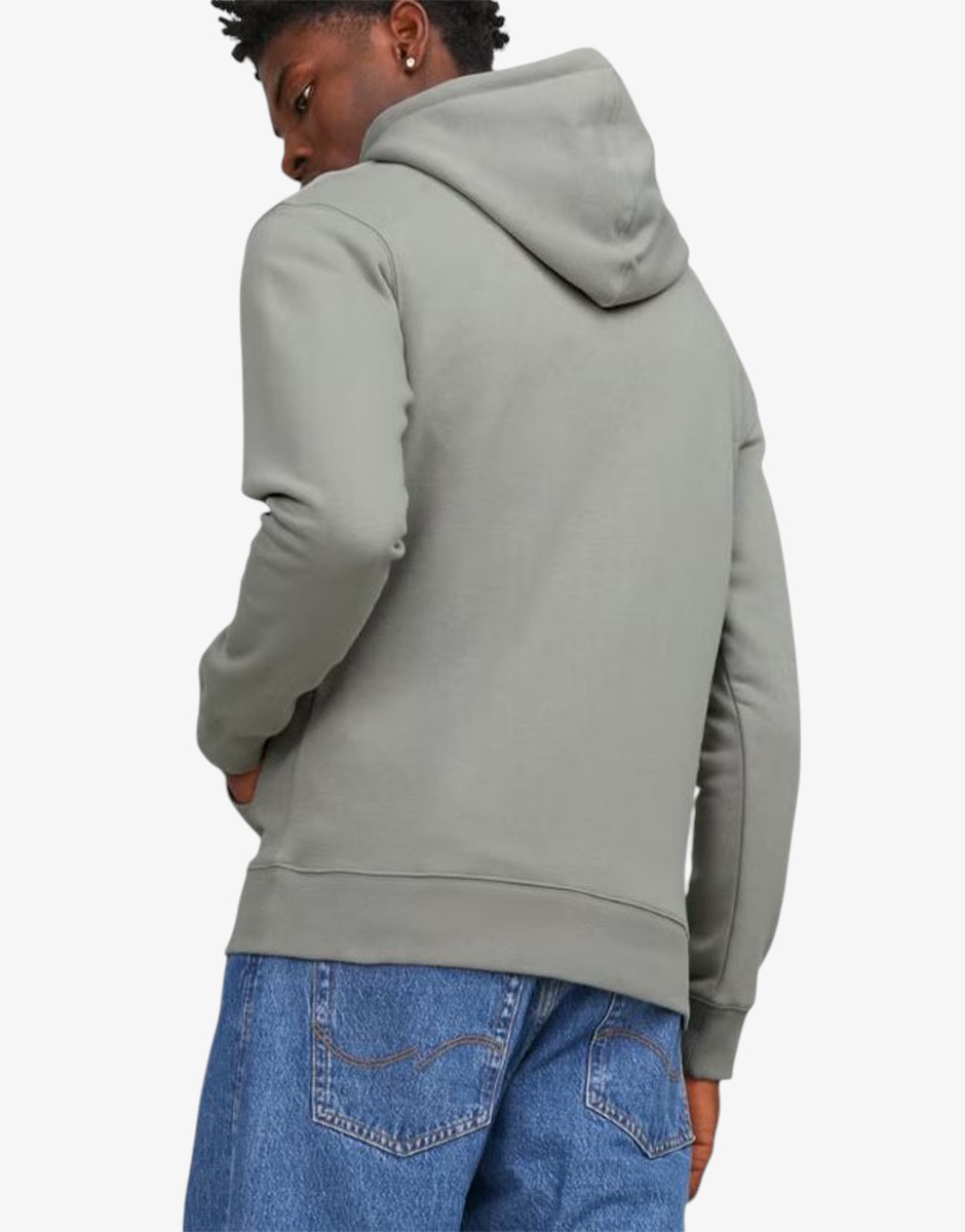 JACK&JONES Jjestar Basic Sweat Hood Noos Ultimate Grey