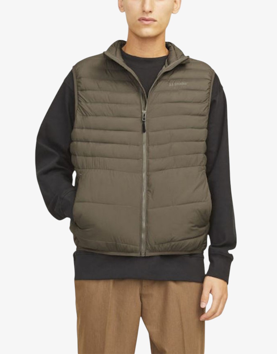 JACK&JONES Jjestate Packable BW Collar Noos Canteen Green