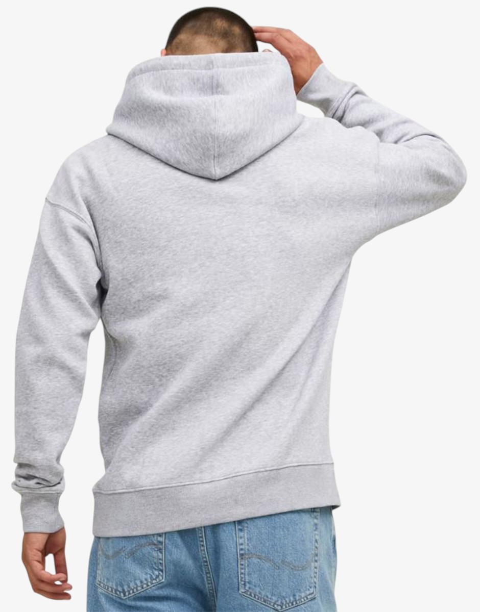 JACK&JONES Jjester Basic Sweat Hood Noos Light Grey Melange