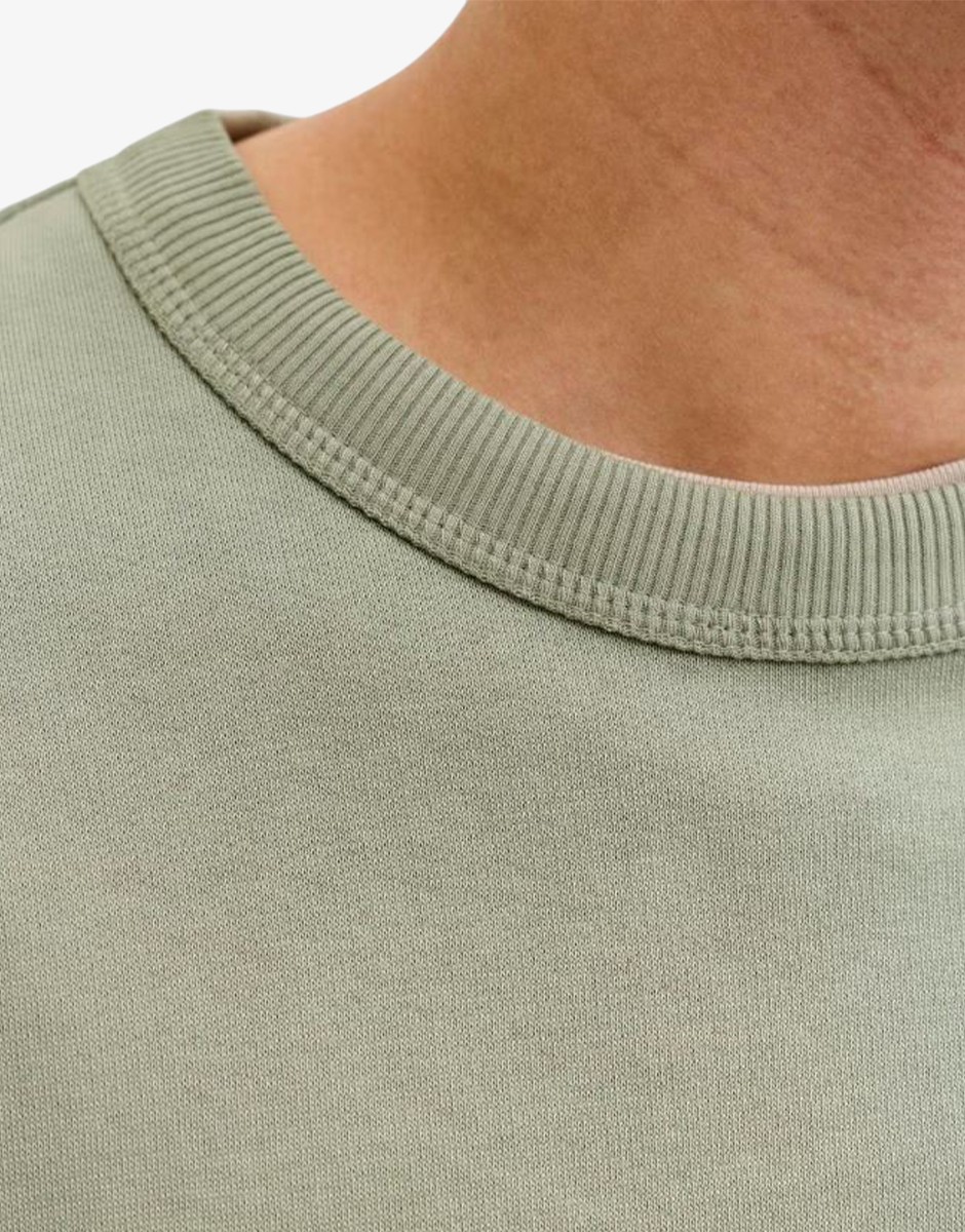 JACK&JONES Jornorrebro Emb Sweat Crew Noos Seagrass 