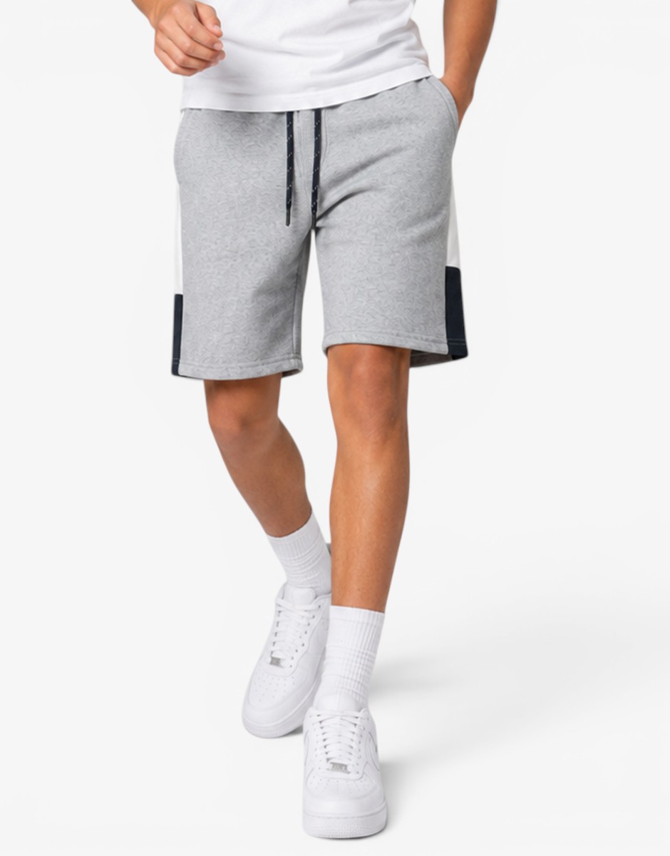 JACK&JONES Jpstlogo Blocking Sweat Shorts Vg Sn Jnr Light Grey