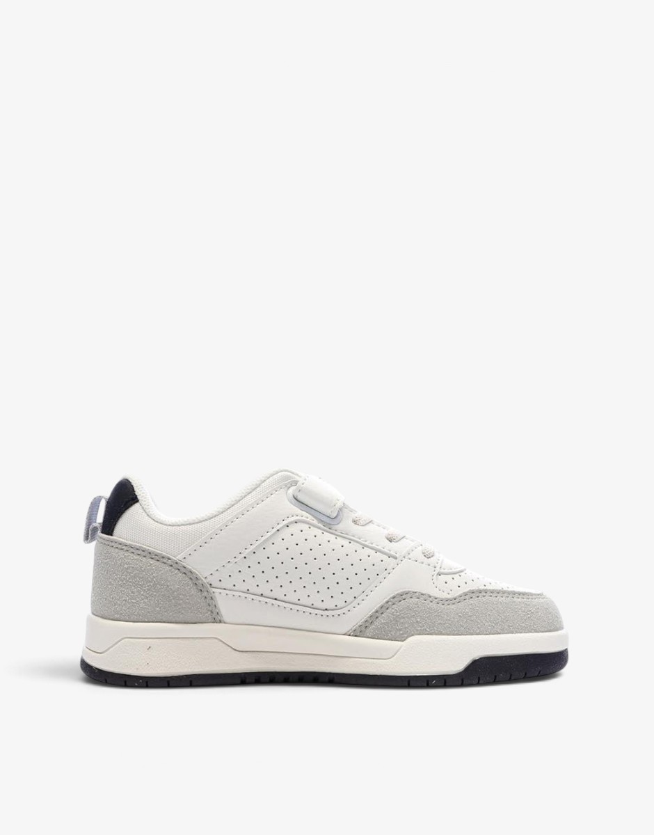KAPPA Logo Manis EV Kid Jr White/Multicolor