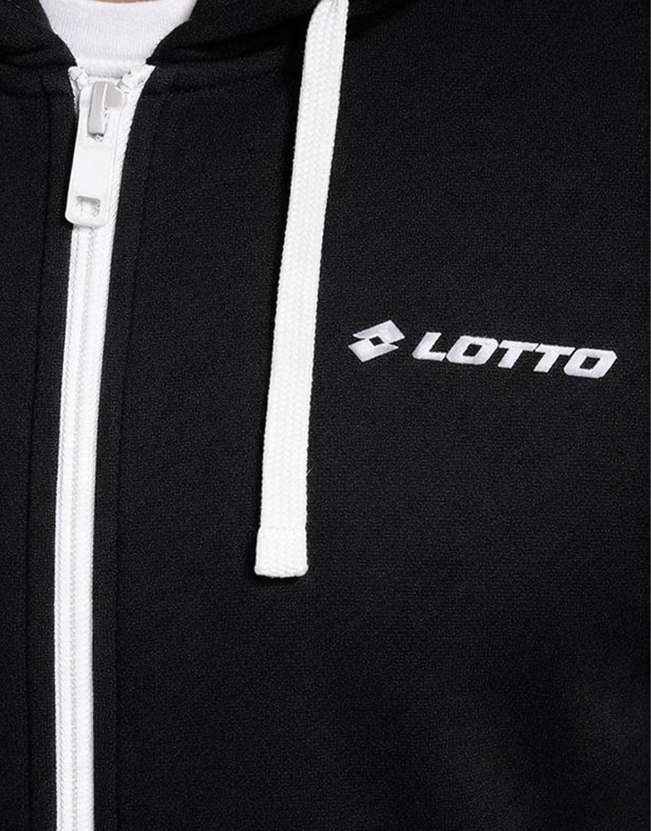 LOTTO Full Zip Hoodie Black