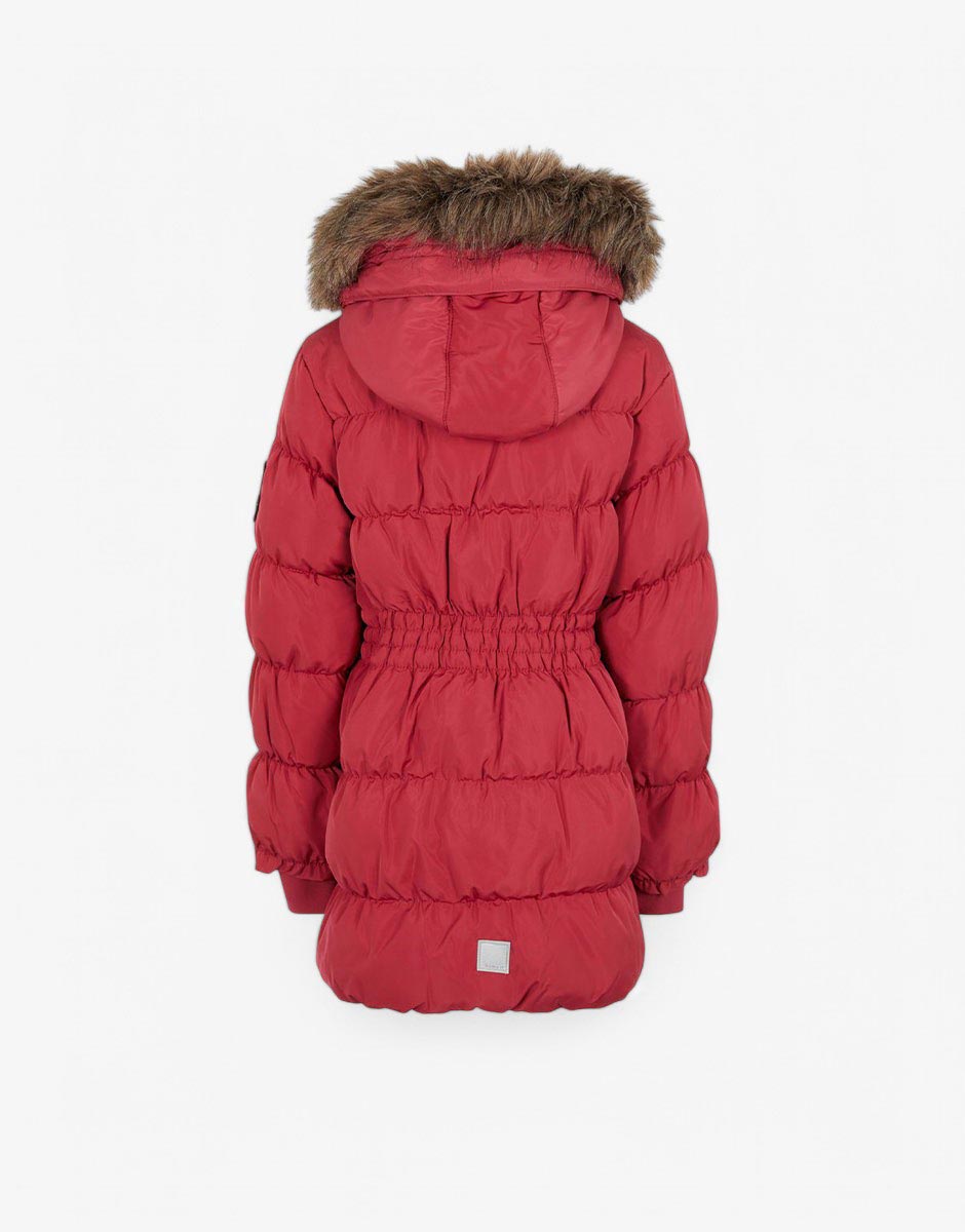 NAME IT Molly Long Down Jacket Cerise
