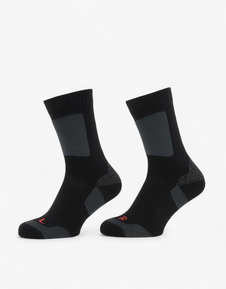 NEW BALANCE 1-Pair DriRelease Supportive Cushioning Sokcs Black/Grey