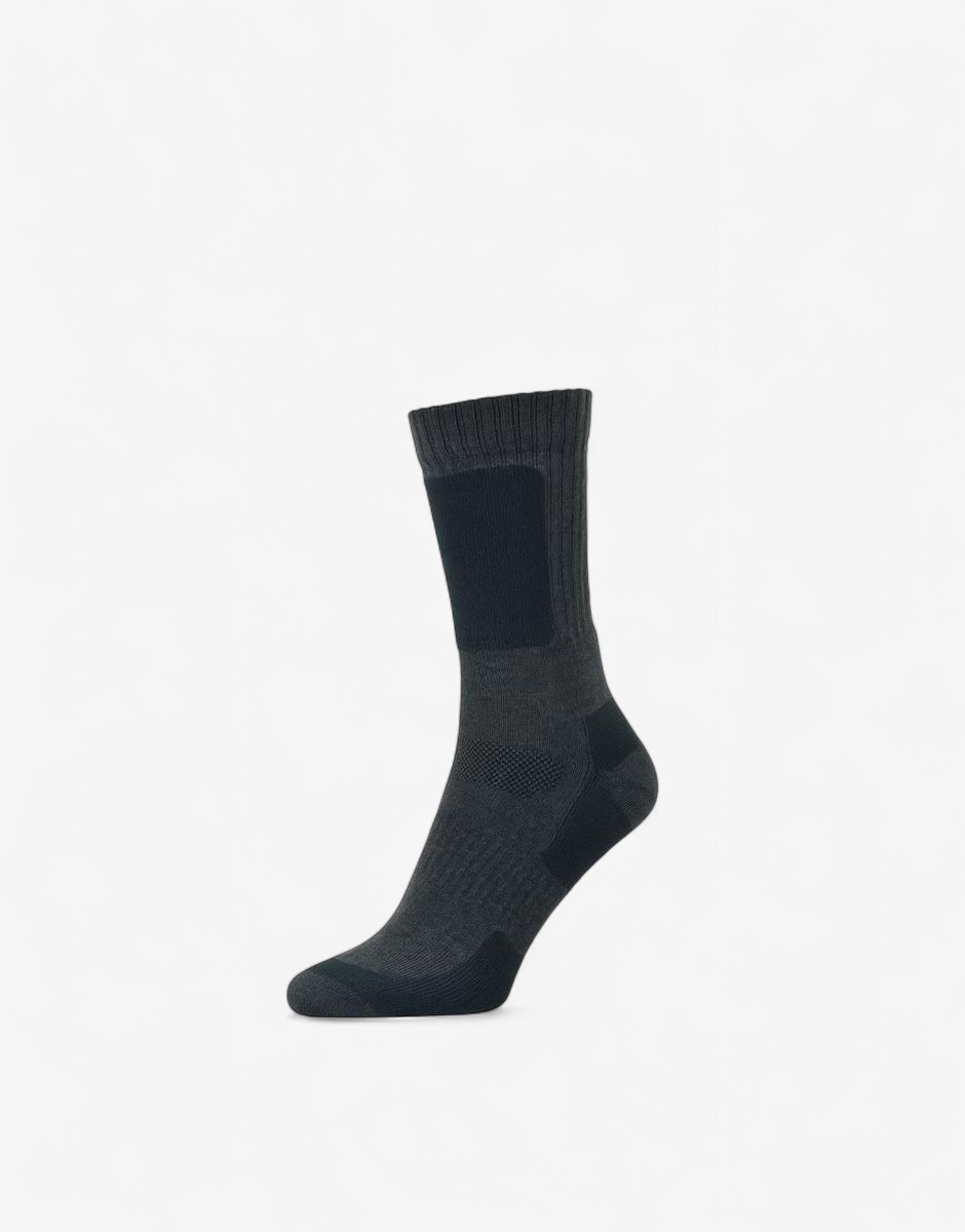 NEW BALANCE 1-Pair DriRelease Walking Supportive Cushioning Socks Grey